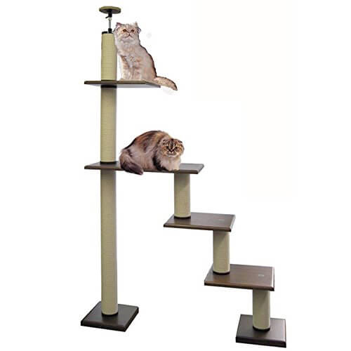 螺旋階段のようなキャットタワー | 猫グッズのネコモノ帳
