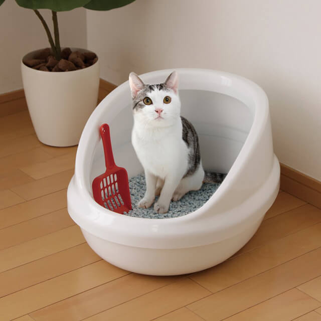 ハーフドーム型の猫トイレ｜ネコモノ帳