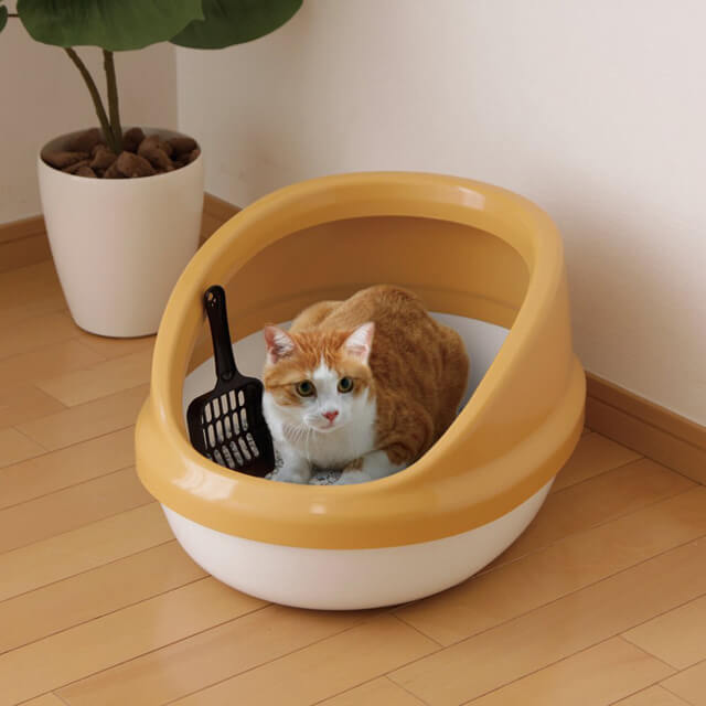 ハーフドーム型の猫トイレ ネコモノ帳