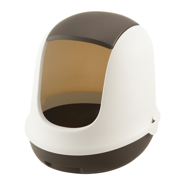 ニオイのこもりにくい脱臭剤付きのキャットトイレ