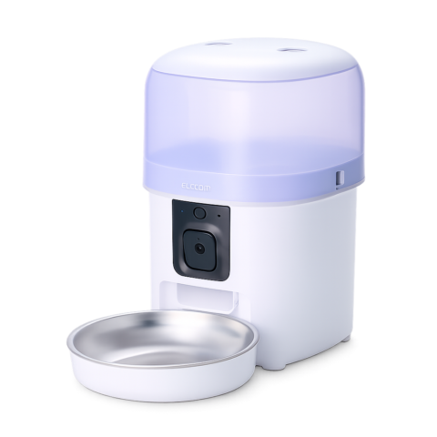スマホ対応カメラ付き自動給餌器 PET-AF05CAWH